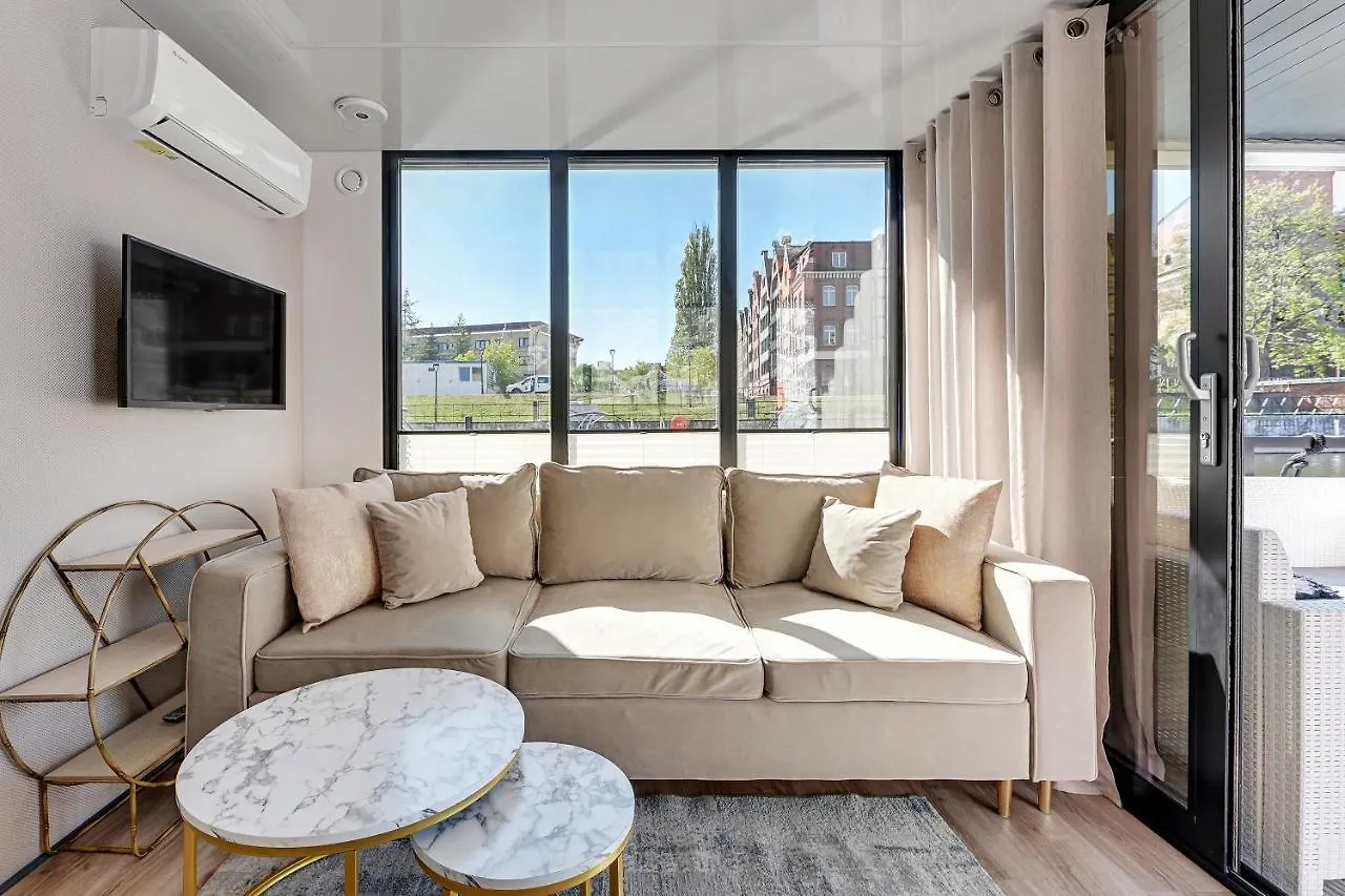 Domy Na Wodzie - La Mare Motlava Houseboats With Sauna By Downtown Apartments Gdansk Poland