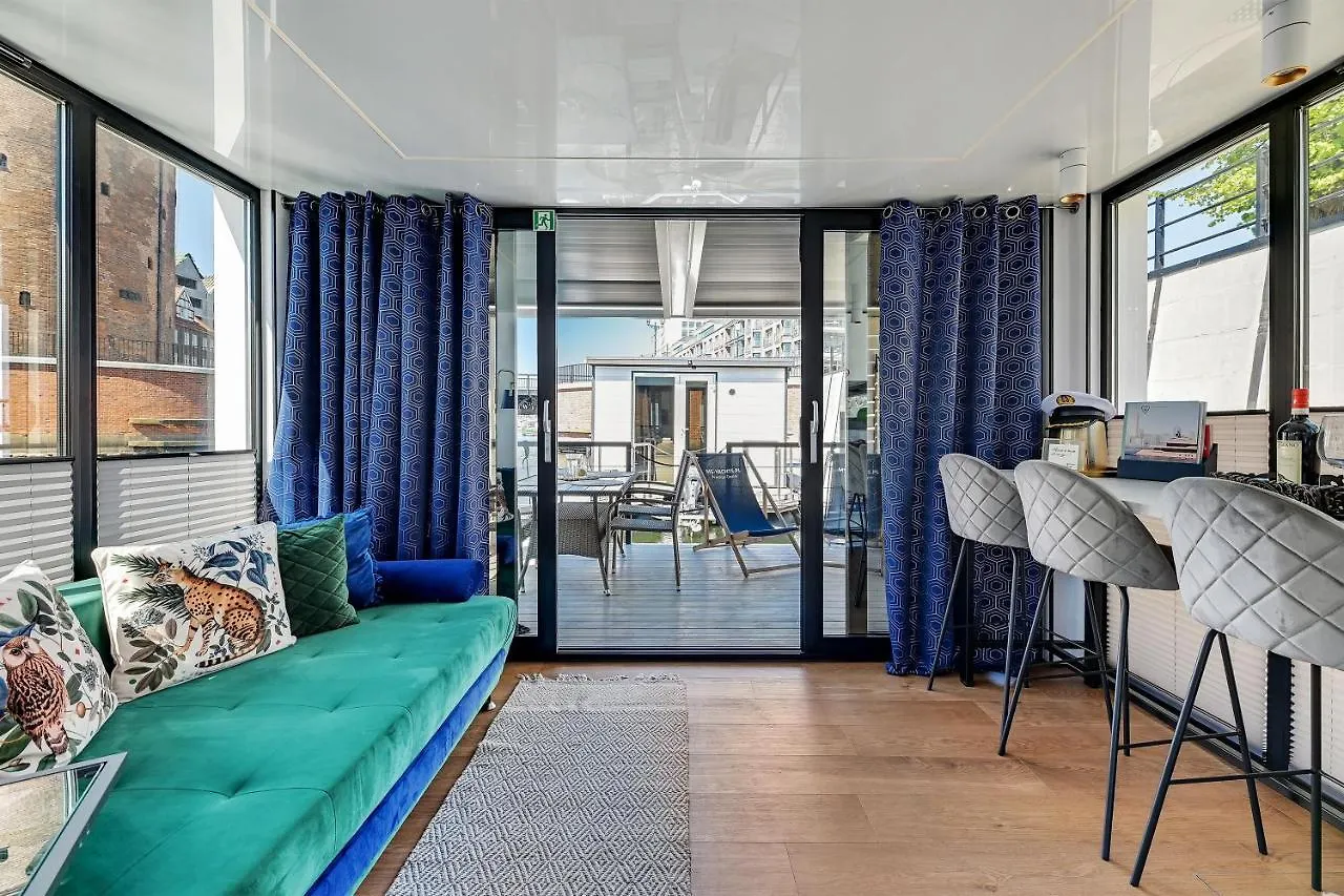 Domy Na Wodzie - La Mare Motlava Houseboats With Sauna By Downtown Apartments Gdansk Poland
