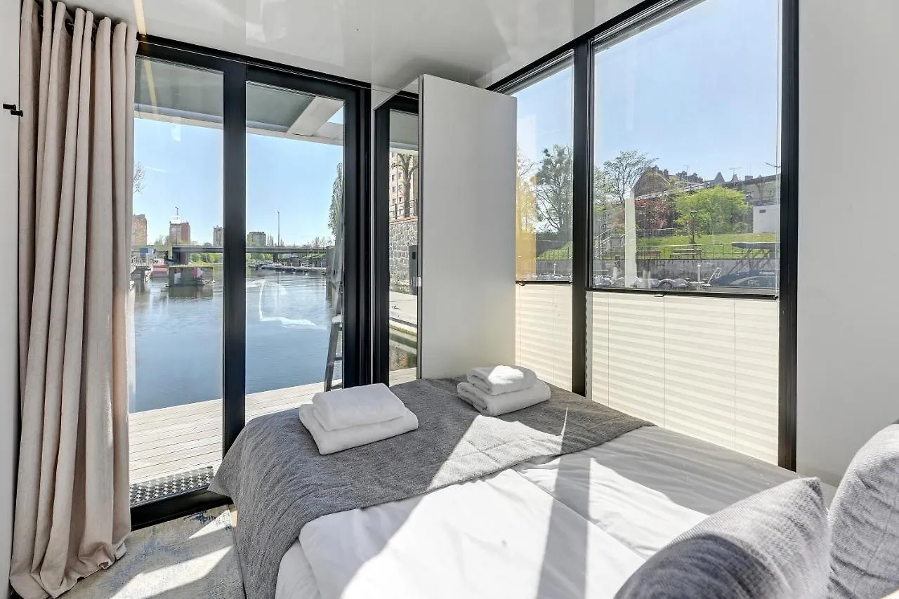 Domy Na Wodzie - La Mare Motlava Houseboats With Sauna By Downtown Apartments Gdansk