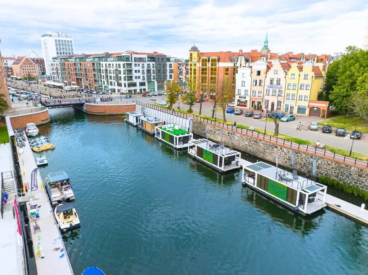 Domy Na Wodzie - La Mare Motlava Houseboats By Downtown Apartments Gdansk
