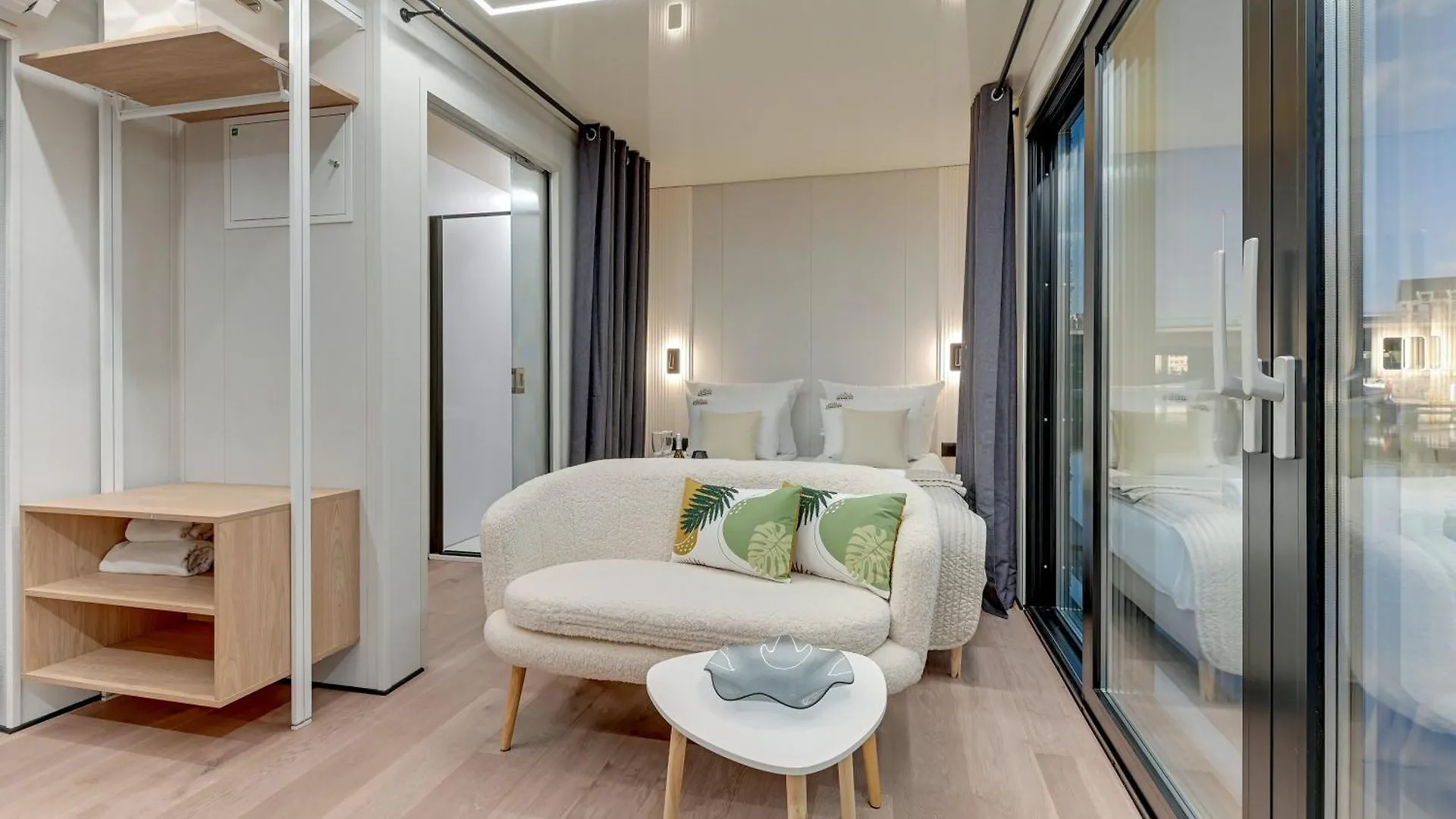 Domy Na Wodzie - La Mare Motlava Houseboats With Sauna By Downtown Apartments Gdansk