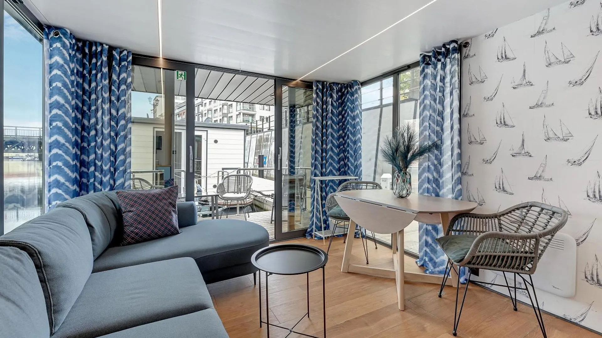 Domy Na Wodzie - La Mare Motlava Houseboats With Sauna By Downtown Apartments Gdansk