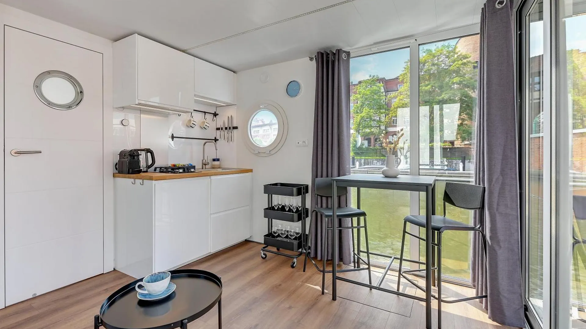 Domy Na Wodzie - La Mare Motlava Houseboats With Sauna By Downtown Apartments Gdansk