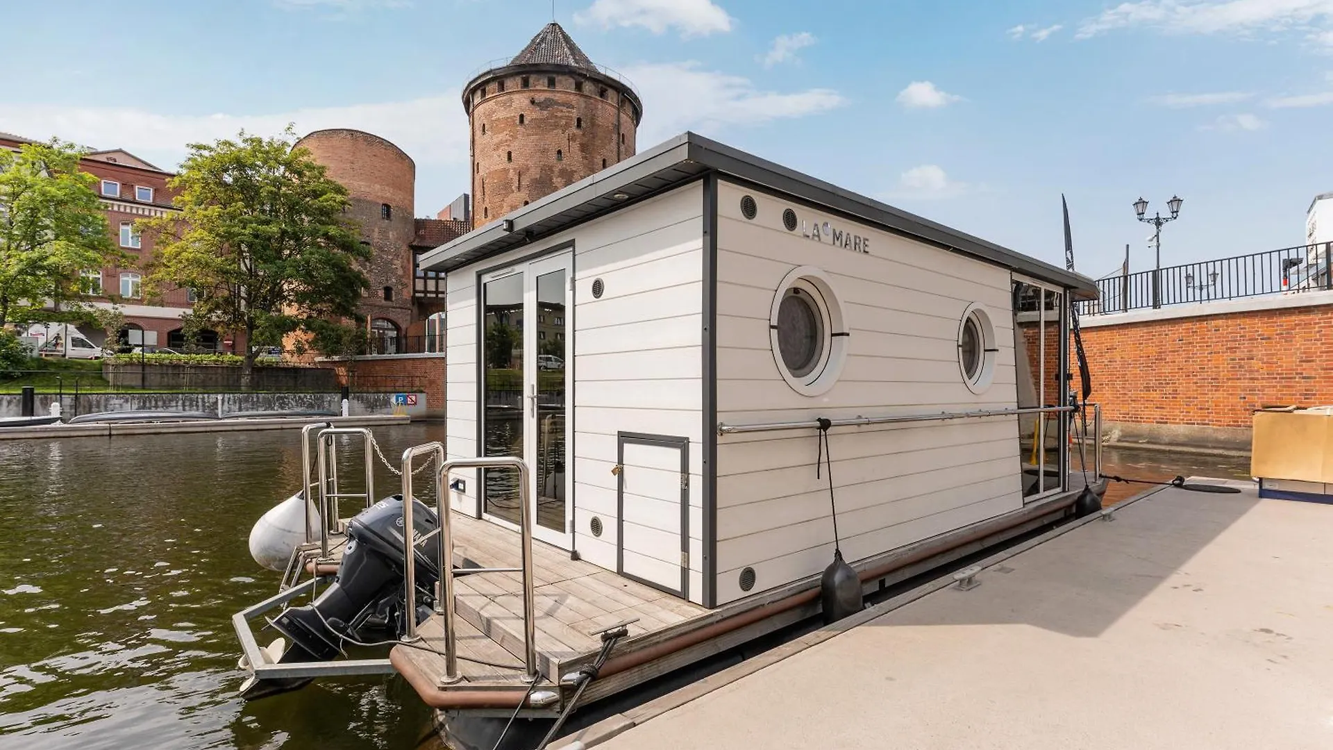 Domy Na Wodzie - La Mare Motlava Houseboats By Downtown Apartments Gdańsk