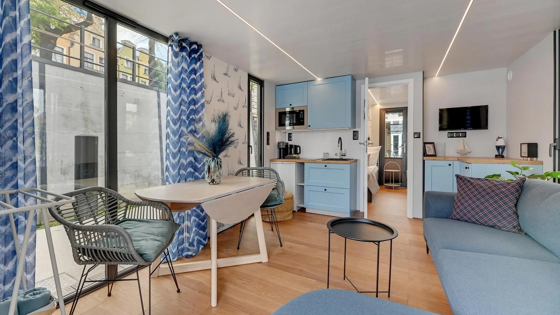 Domy Na Wodzie - La Mare Motlava Houseboats By Downtown Apartments Gdansk