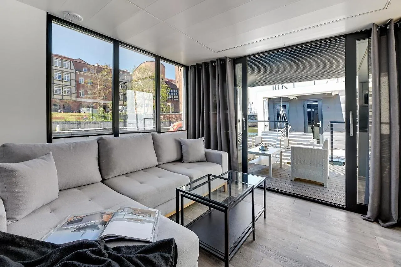 Domy Na Wodzie - La Mare Motlava Houseboats By Downtown Apartments Gdaňsk 0*,  Polsko