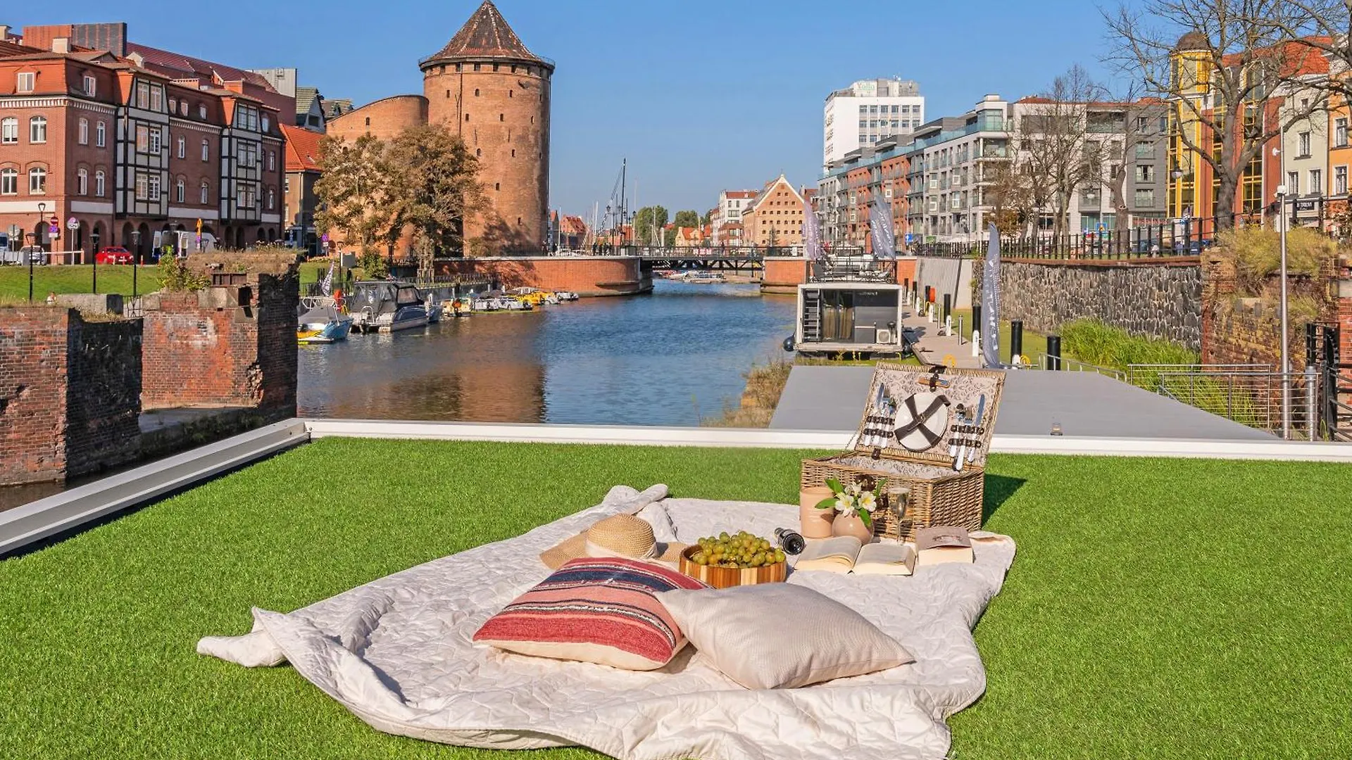 Domy Na Wodzie - La Mare Motlava Houseboats By Downtown Apartments Gdaňsk