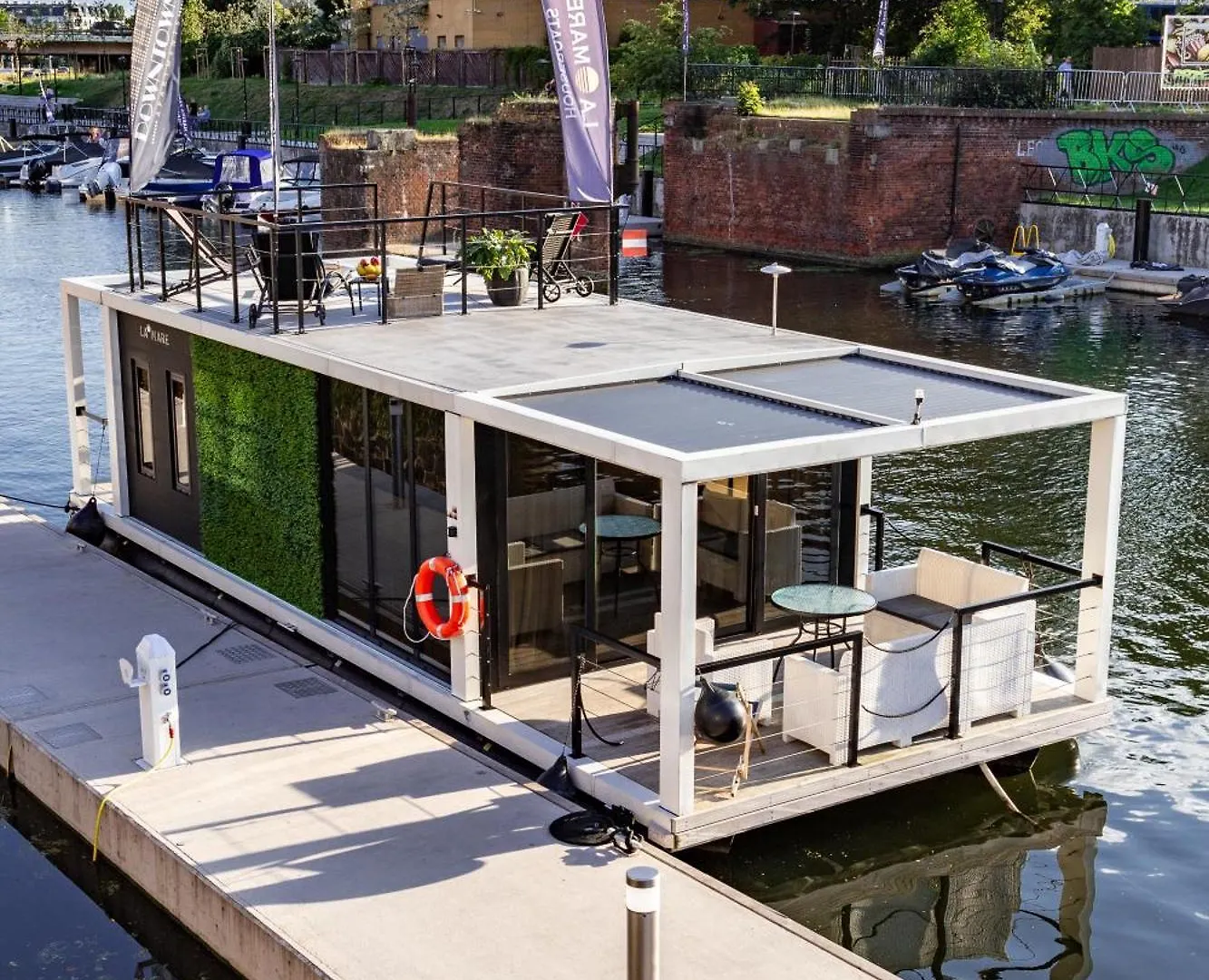 Domy Na Wodzie - La Mare Motlava Houseboats By Downtown Apartments Gdaňsk