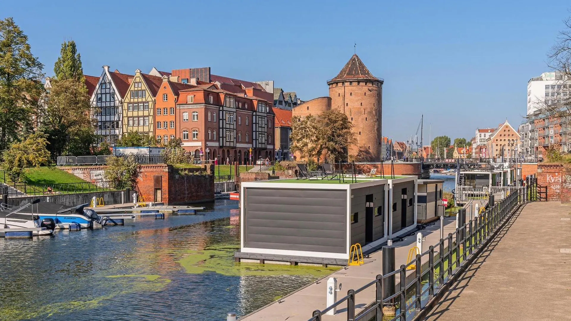 Domy Na Wodzie - La Mare Motlava Houseboats By Downtown Apartments Gdaňsk 0*,